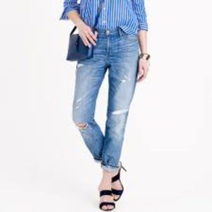 J. Crew Broken in Boyfriend Jeans